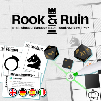 Rook & Ruin - Deckbuilding Crawler [Roll & Write]
