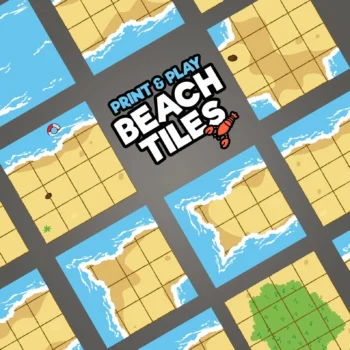 Beach Dungeon Maker - Printable Tiles