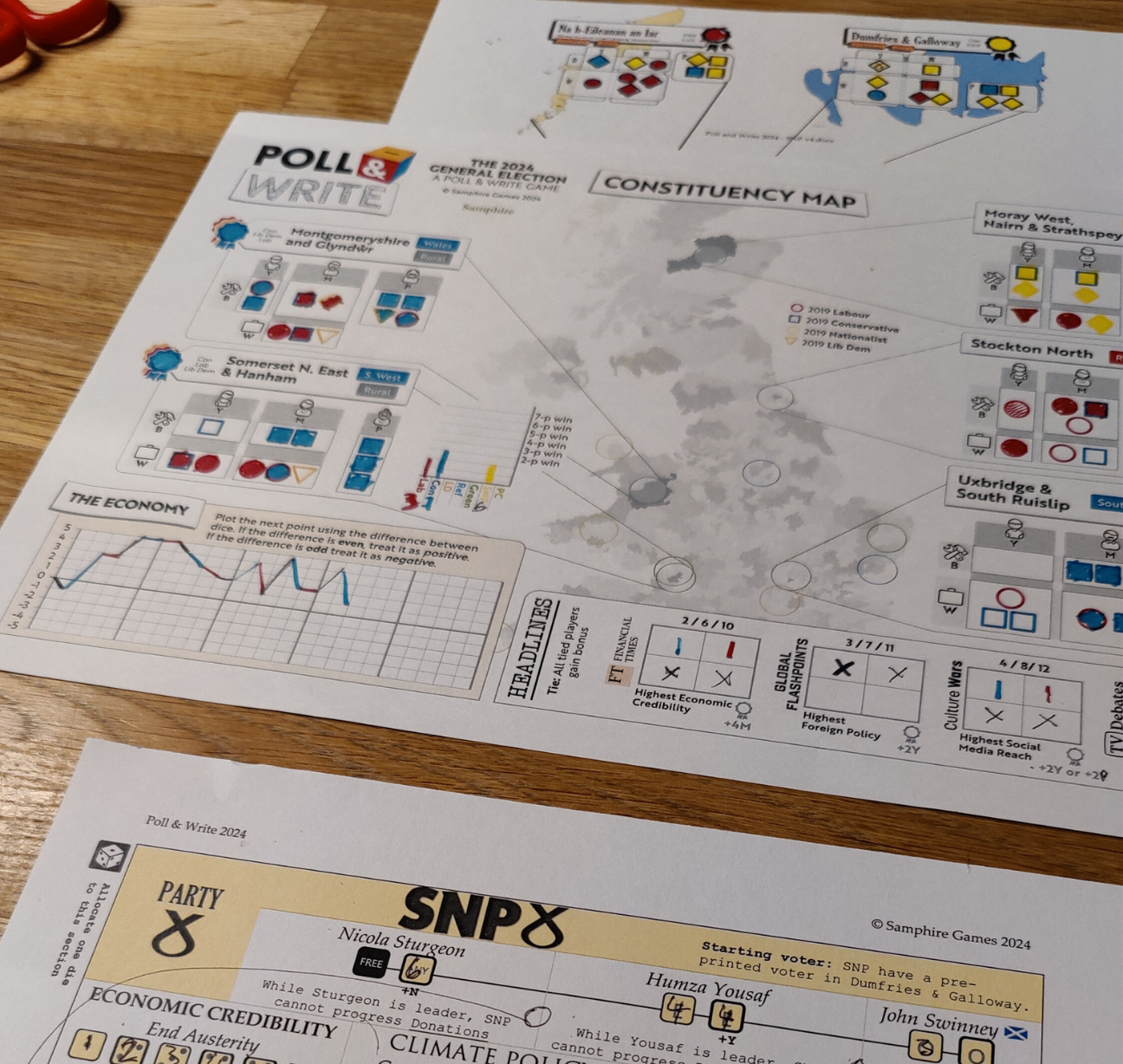 The constituency map for Poll & Write