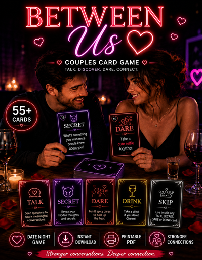 Between Us – Couples Card Game