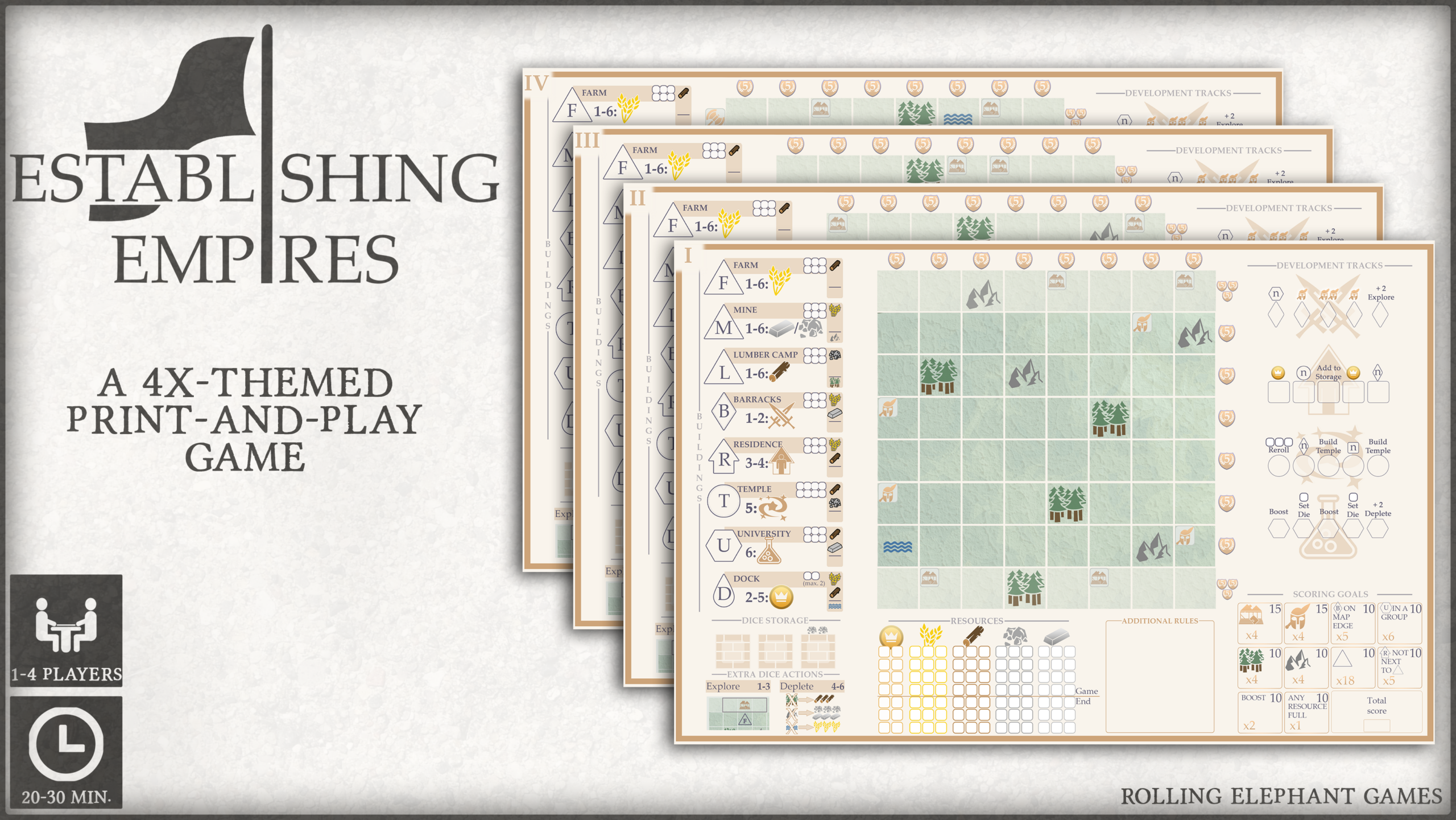 Establishing empires sheets sample